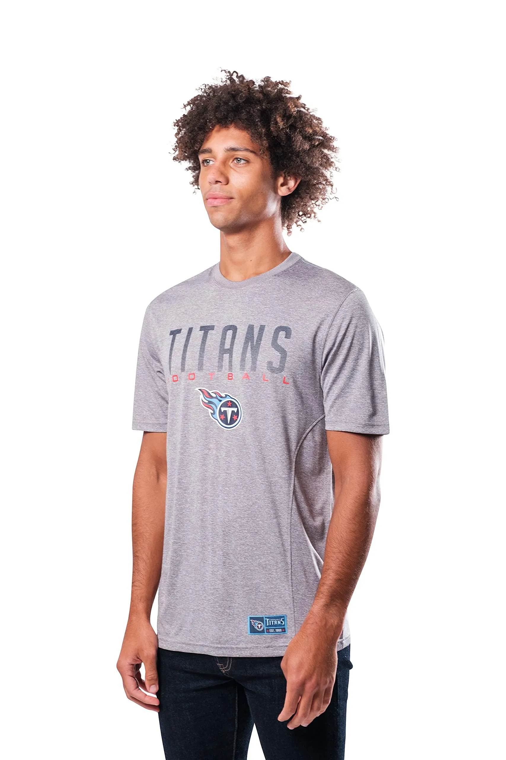 Ultra Game NFL Official Adults Super Soft Supreme Game Day T-Shirt - Unisex Tennessee Titans|Tennessee Titans