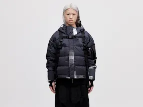 Utility Down Jacket with Backpack - Dark Pixel