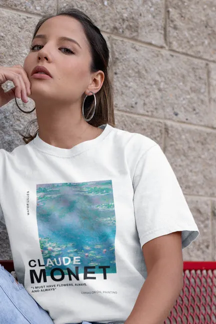 Water Lilies Cloude Monet T-Shirt