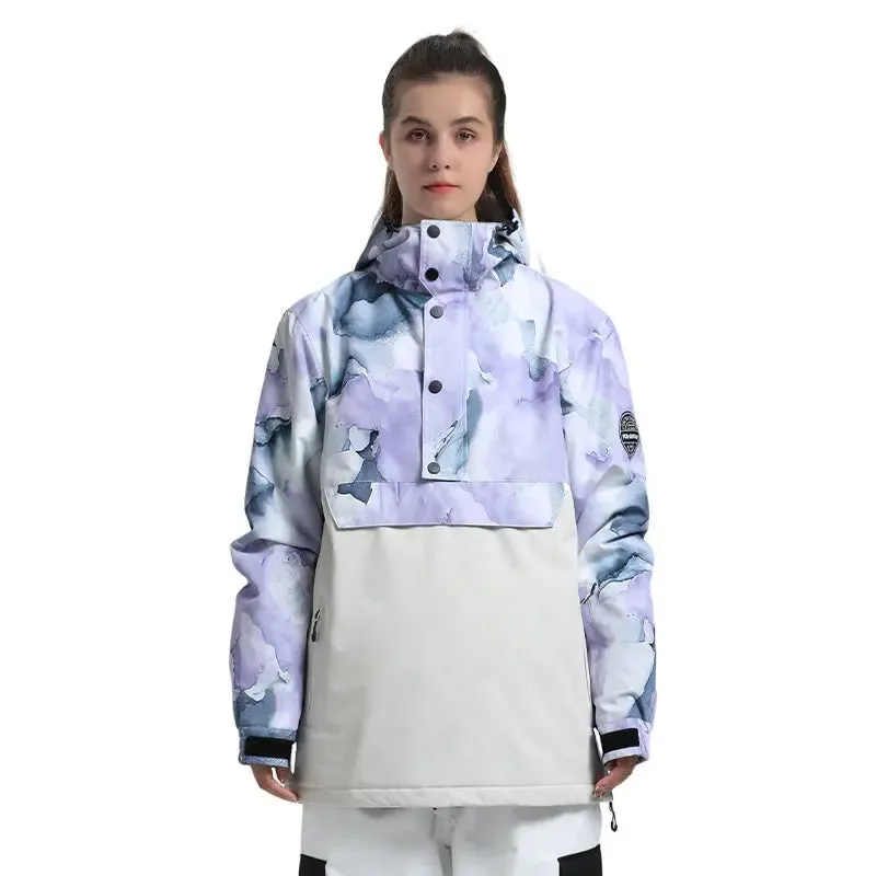 Women Anorak Snowboard Jacket Outdoor Ski Clothes