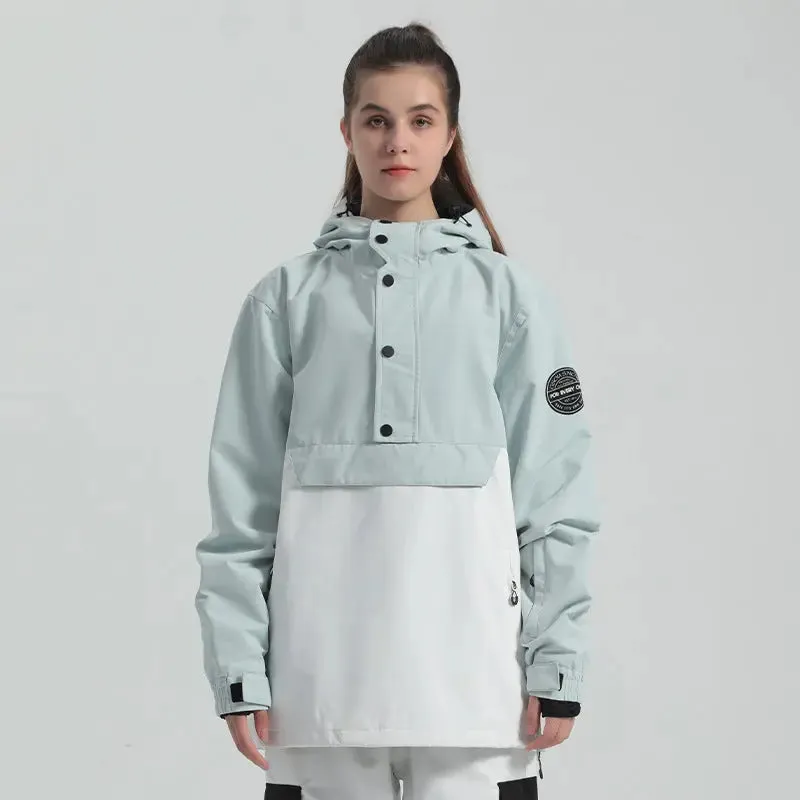 Women Anorak Snowboard Jacket Outdoor Ski Clothes