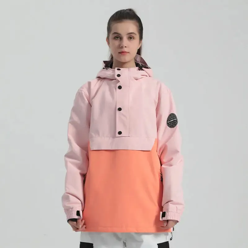 Women Anorak Snowboard Jacket Outdoor Ski Clothes
