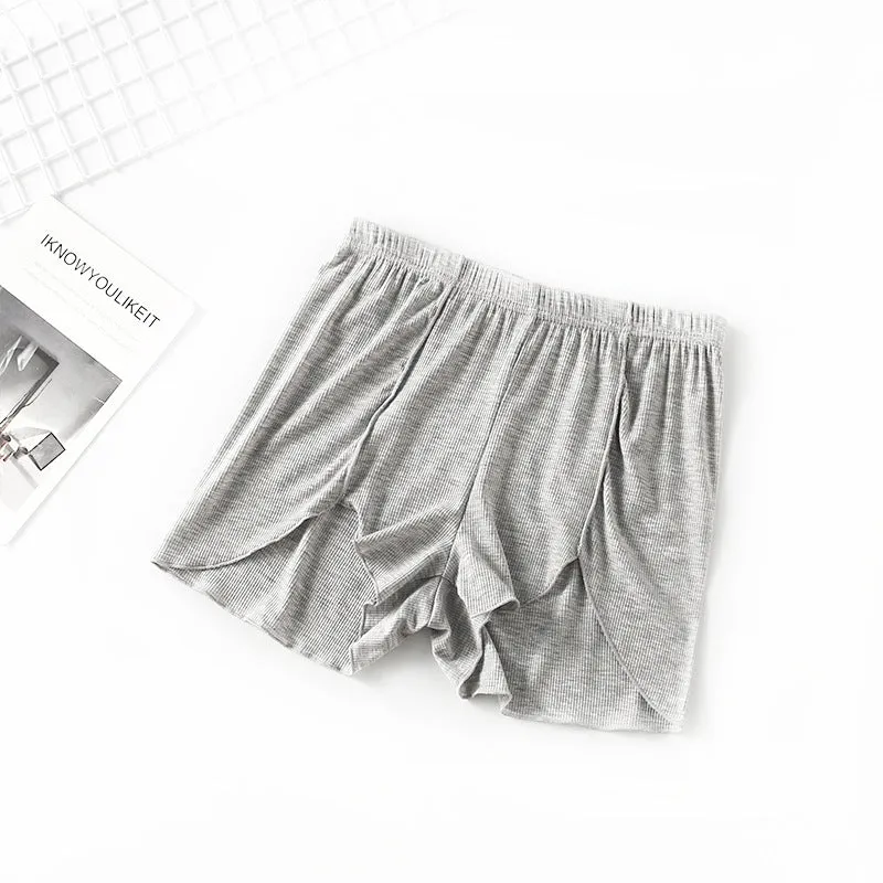 Women Anti-Exposed Thin Ruffle Track Breathable Shorts