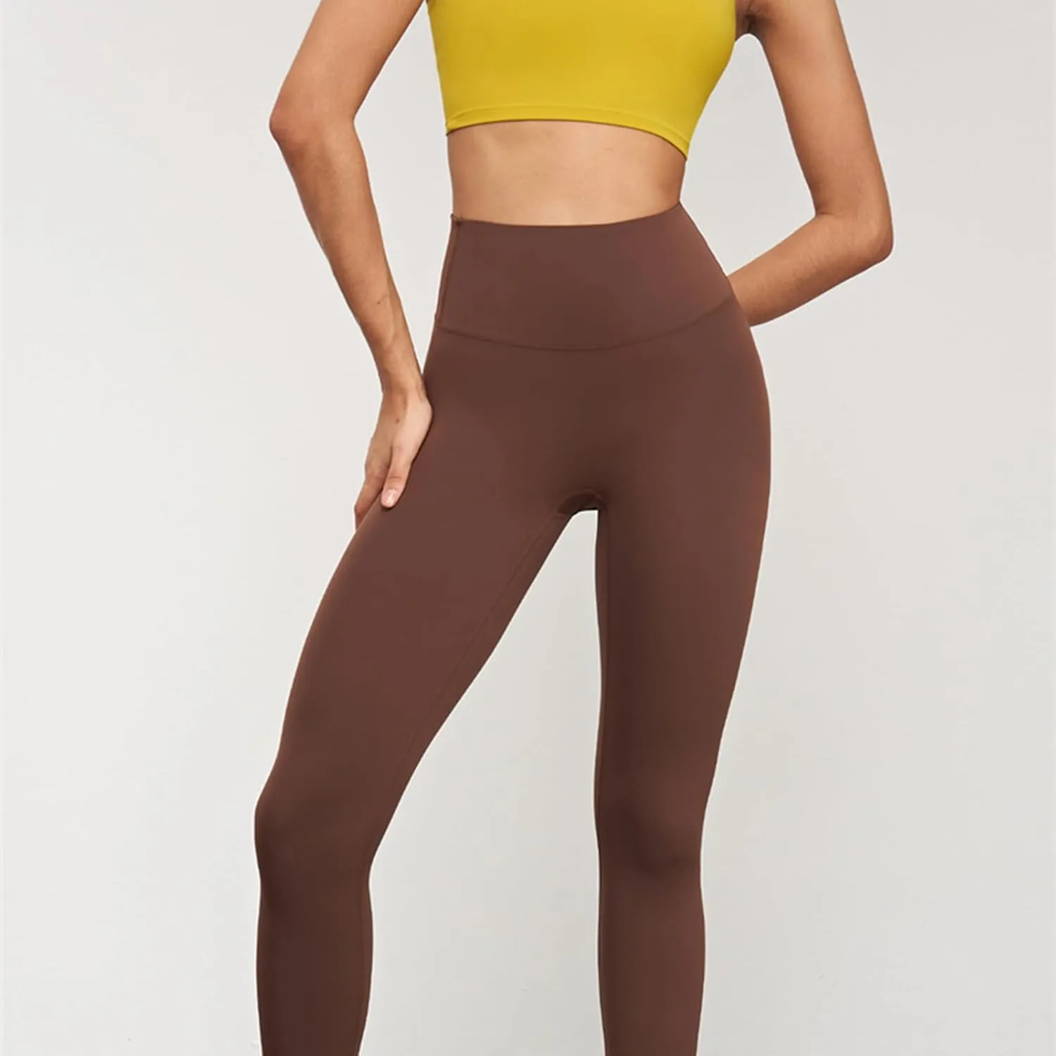 Women's High Waist Yoga Pants Fitness Leggings Stretchy Tight Long Leggings Tummy Control Workout Pants