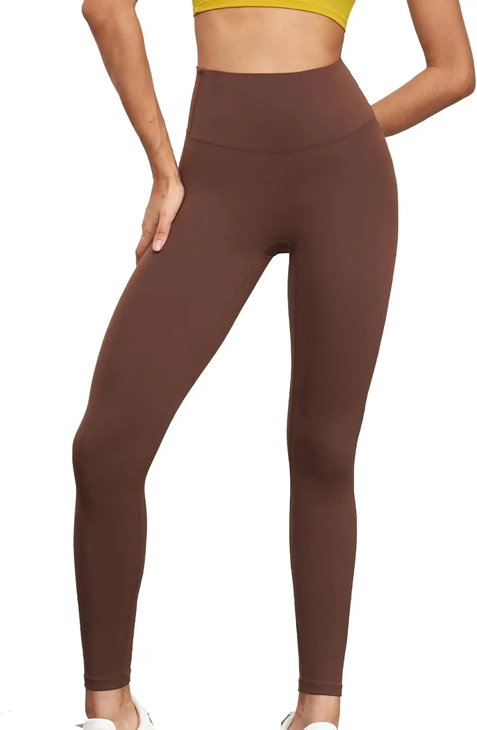 Women's High Waist Yoga Pants Fitness Leggings Stretchy Tight Long Leggings Tummy Control Workout Pants