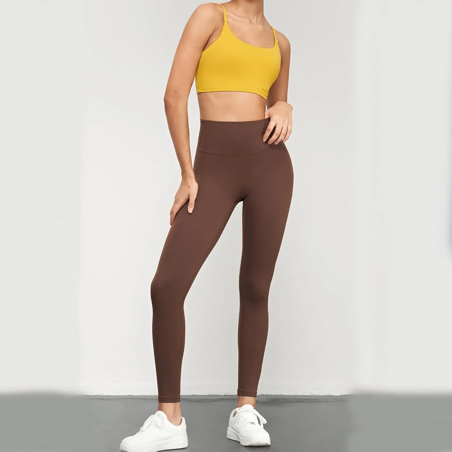 Women's High Waist Yoga Pants Fitness Leggings Stretchy Tight Long Leggings Tummy Control Workout Pants