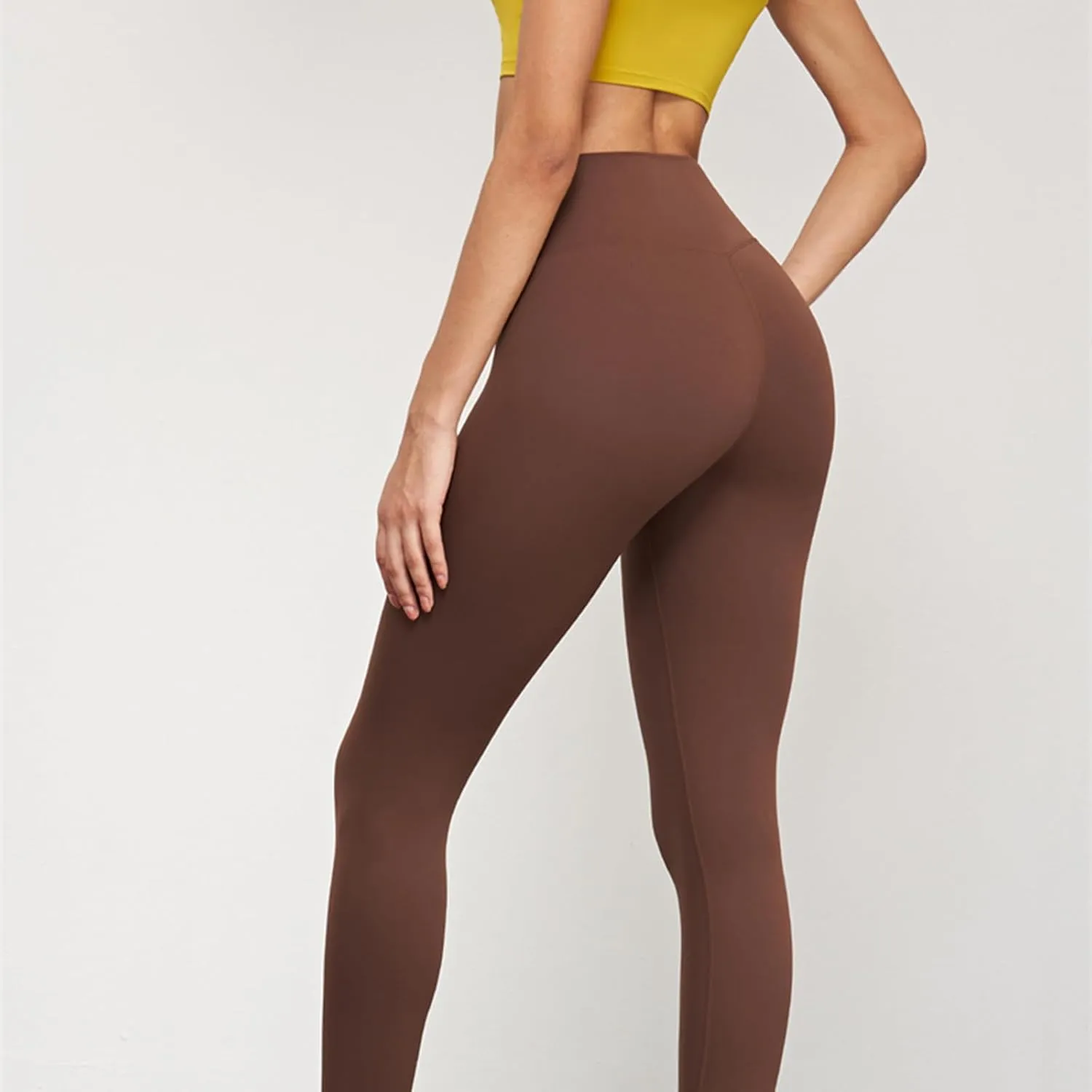 Women's High Waist Yoga Pants Fitness Leggings Stretchy Tight Long Leggings Tummy Control Workout Pants