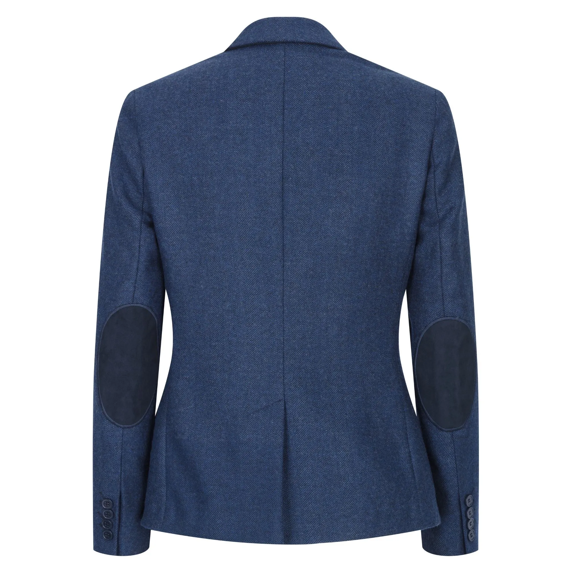 wsn02 - Women's Tweed Navy Blue Blazer Waistcoat & Trousers 1920s Suit